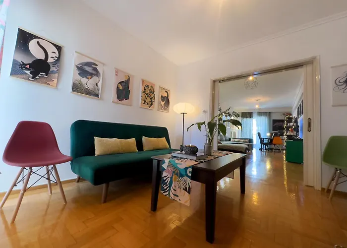 Daire Spacious Artistic Flat With Private Parking